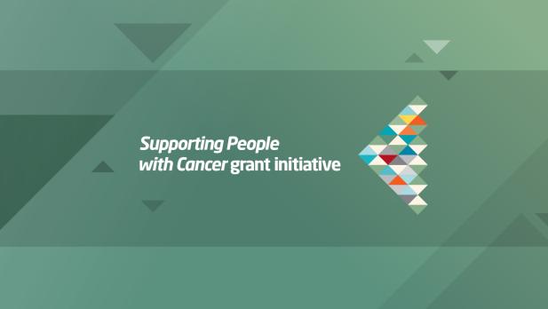 Supporting People with Cancer Grant Initiative graphics