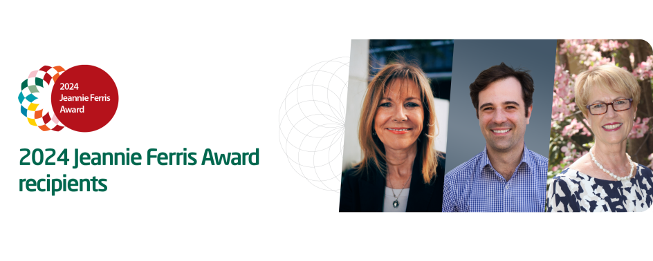 2024 Jeannie Ferris Award recipients