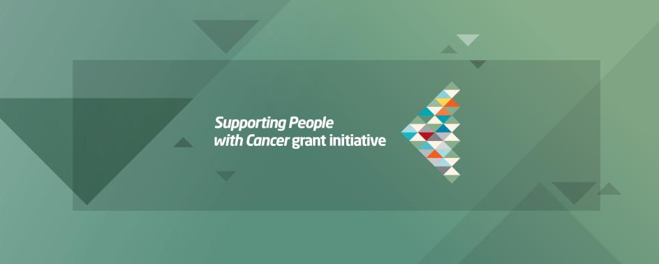Supporting People with Cancer Grant Initiative graphics